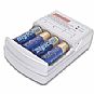 More Info on Digicom 4-Pack 2500 mah Rechargeable Batteries 110/220 with car charging kit